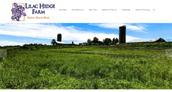 Desktop Screenshot of lilachedgefarm.com