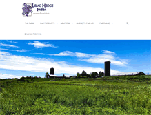 Tablet Screenshot of lilachedgefarm.com